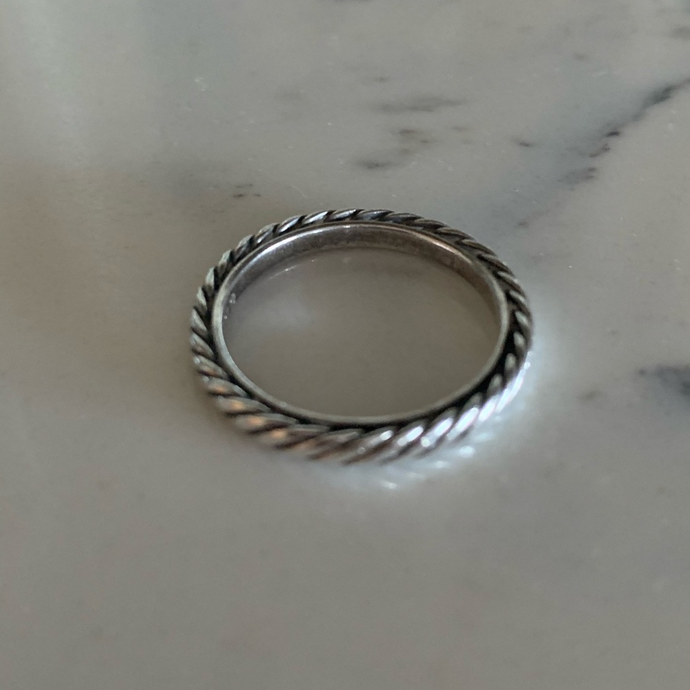 David Yurman 3mm Midnight Melange Stack Ring